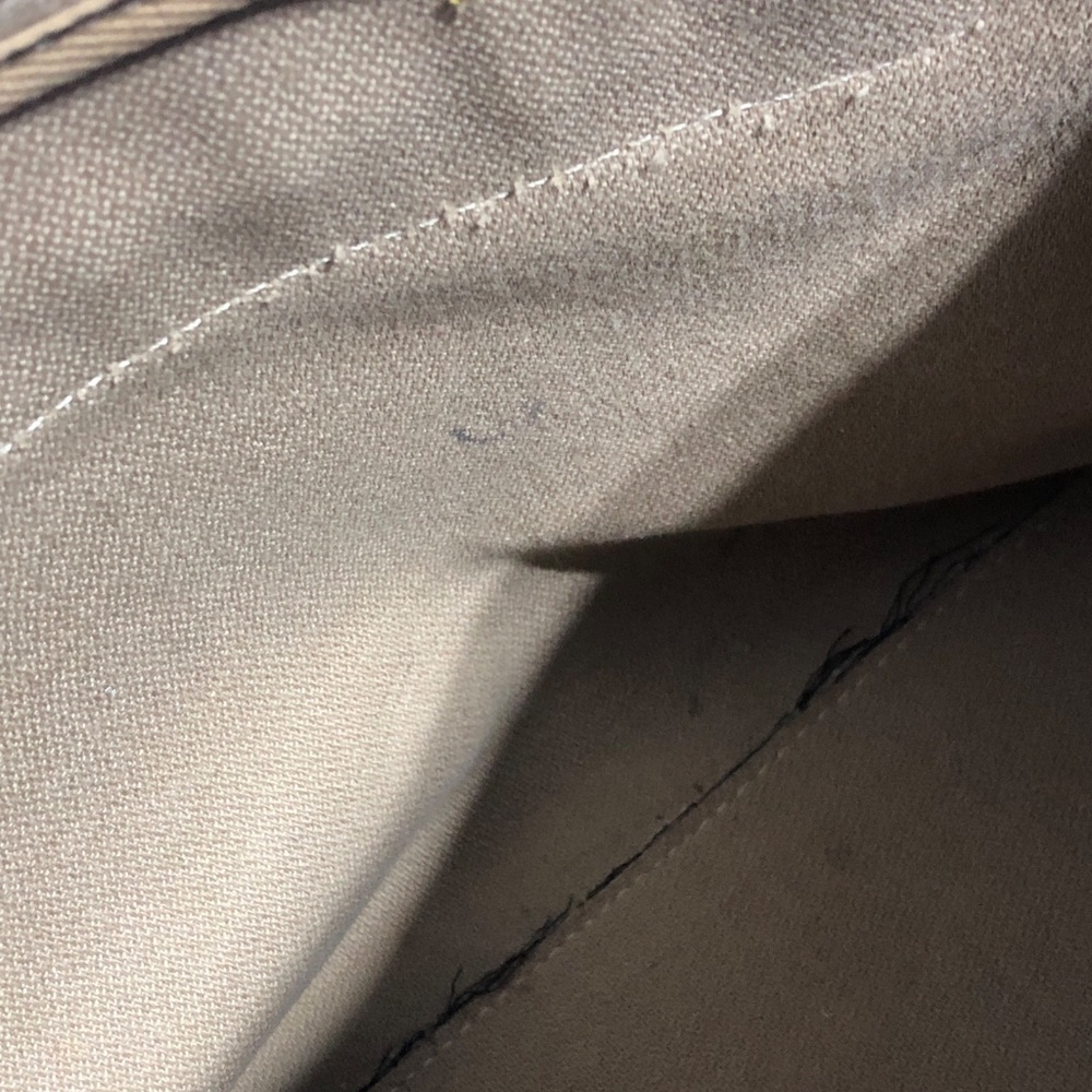 Dooney & Bourke brown leather and canvas shoulder bag - Picture 11 of 15